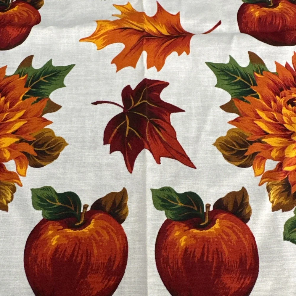 VIP Cranston Fabric Panel Appliques Autumn Fall Harvest Cut & Sew Pumpkin Leaves